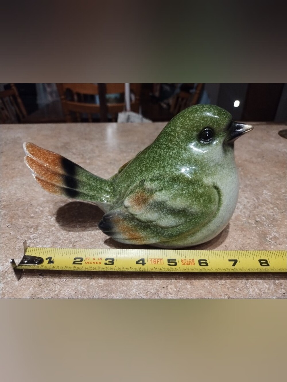 Cute Green Bird Figurine - Picture 6 of 6